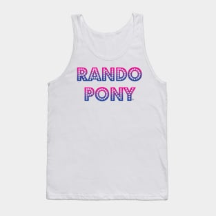 RandoPonyTM Marquee Bisexual Gradient Tank Top